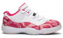 Jordan Wmns Air Jordan 11 Retro Low Men's Shoes Pink Snake XG1627-321
