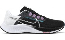 Nike Air Zoom Pegasus 38 Women's Shoes Black Metal Silver AI8415-122