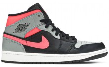 Jordan 1 Mid Men's Shoes Pink Grey CJ8046-238