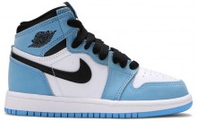 Jordan 1 Retro High OG PS Kids Shoes Blue DH3552-889