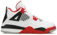 Jordan 4 Retro OG PS Kids Shoes Red DS1939-190