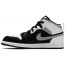 Jordan 1 Mid PS Kids Shoes White Grey FA8782-406