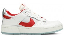 Dunk Low Disrupt Women's Shoes White Red FK1977-323