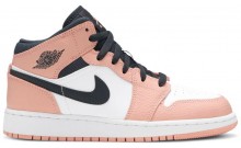 Jordan 1 Mid Men's Shoes Pink FQ0810-632
