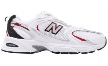 Weiß Silber Rot New Balance Schuhe Herren 530v2 Retro HV4687-225