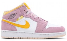 Jordan 1 Mid SE GS Women's Shoes Pink II3044-988