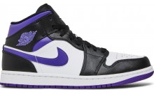 Jordan 1 Mid Women's Shoes Purple JJ5844-877