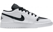 Jordan 1 Retro Low GS Men's Shoes White Black KP5119-347