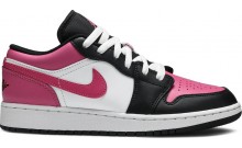 Jordan 1 Low GS Women's Shoes Pink LC6400-185