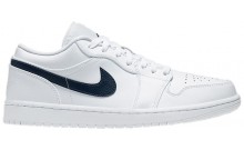 Jordan 1 Low Men's Shoes White Obsidian LK9463-259