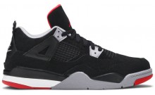 Jordan 4 Retro OG PS Kids Shoes Red LL8338-327
