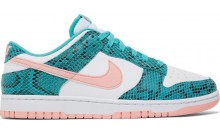Dunk Low Women's Shoes Wash Turquoise Snake NA1598-396