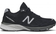 New Balance 990v4 Women's Shoes Black Silver NO1175-914