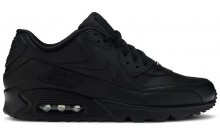 Nike Air Max 90 Leather Women's Shoes Black NP7254-825