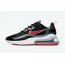 Nike Air Max 270 React Women's Shoes Black Light Red OI3451-262