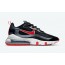 Nike Air Max 270 React Women's Shoes Black Light Red OI3451-262