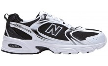Schwarz Weiß New Balance Schuhe Herren 530v2 Retro OM9440-501