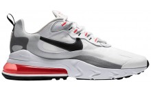 Air Max 270 React Donna Scarpe Bianche Rosse Nere Nike PW1951-304