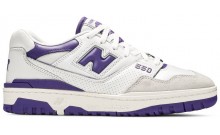 New Balance 550 Men's Shoes White Purple RE0490-470