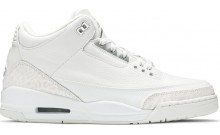 Grau Jordan Schuhe Damen 3 Retro RF8723-060