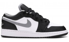 Jordan 1 Low GS Men's Shoes Black Grey TP8158-387