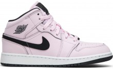 Jordan 1 Mid GS Women's Shoes Pink UC0337-378