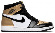 Gold Jordan Schuhe Damen 1 Retro High OG NRG UQ5320-775