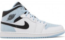 Jordan 1 Mid SE Men's Shoes White Blue UV7799-752