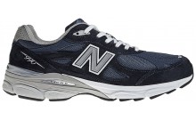 Navy Weiß New Balance Schuhe Herren 990v3 VA0647-996