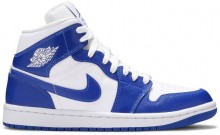 Jordan 1 Mid Men's Shoes Blue VO6648-203