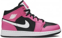 Jordan 1 Mid GS Women's Shoes Pink WA3360-761