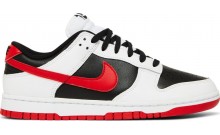 Dunk Low Women's Shoes White Black Red WY7757-644