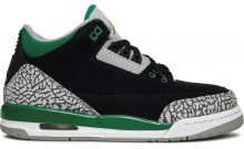 Jordan 3 Retro GS Kids Shoes Deep Green XD0925-302