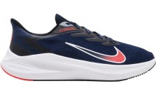 Nike Zoom Winflo 7 Men's Shoes Navy Red XI4934-758