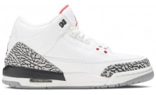 Jordan 3 Retro GS Kids Shoes White ZF7754-549